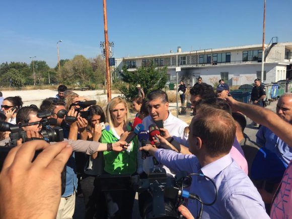 Δήλωση Κωνσταντάτου για την εκκένωση του καταυλισμού στο Ελληνικό