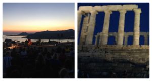 Σούνιο: Πλημμύρισε με νότες ο ναός του Ποσειδώνα