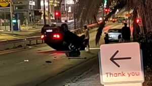 Τούμπαρε αυτοκίνητο στη Λεωφόρο Αλίμου