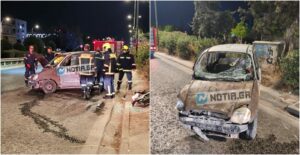 Σοβαρό τροχαίο στη Λεωφόρο Βουλιαγμένης, έξω από τα Πολυκλαδικά Ηλιούπολης (VIDEO)